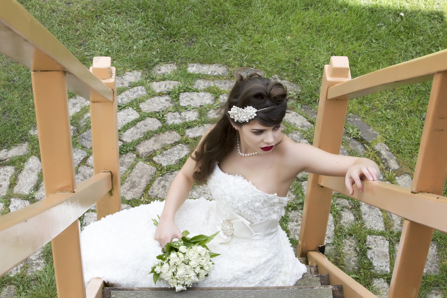 Morlove Wedding Photography - Charlene Lovesy - Bridal Photography at The Old Station, Tintern - Wedding Dress & Vendor Styled Shoot