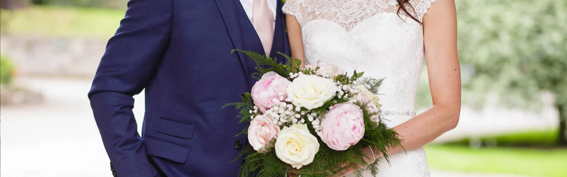MorLove Blog Charlene Morton Wedding Photographer Clearwell Castle bride groom flowers