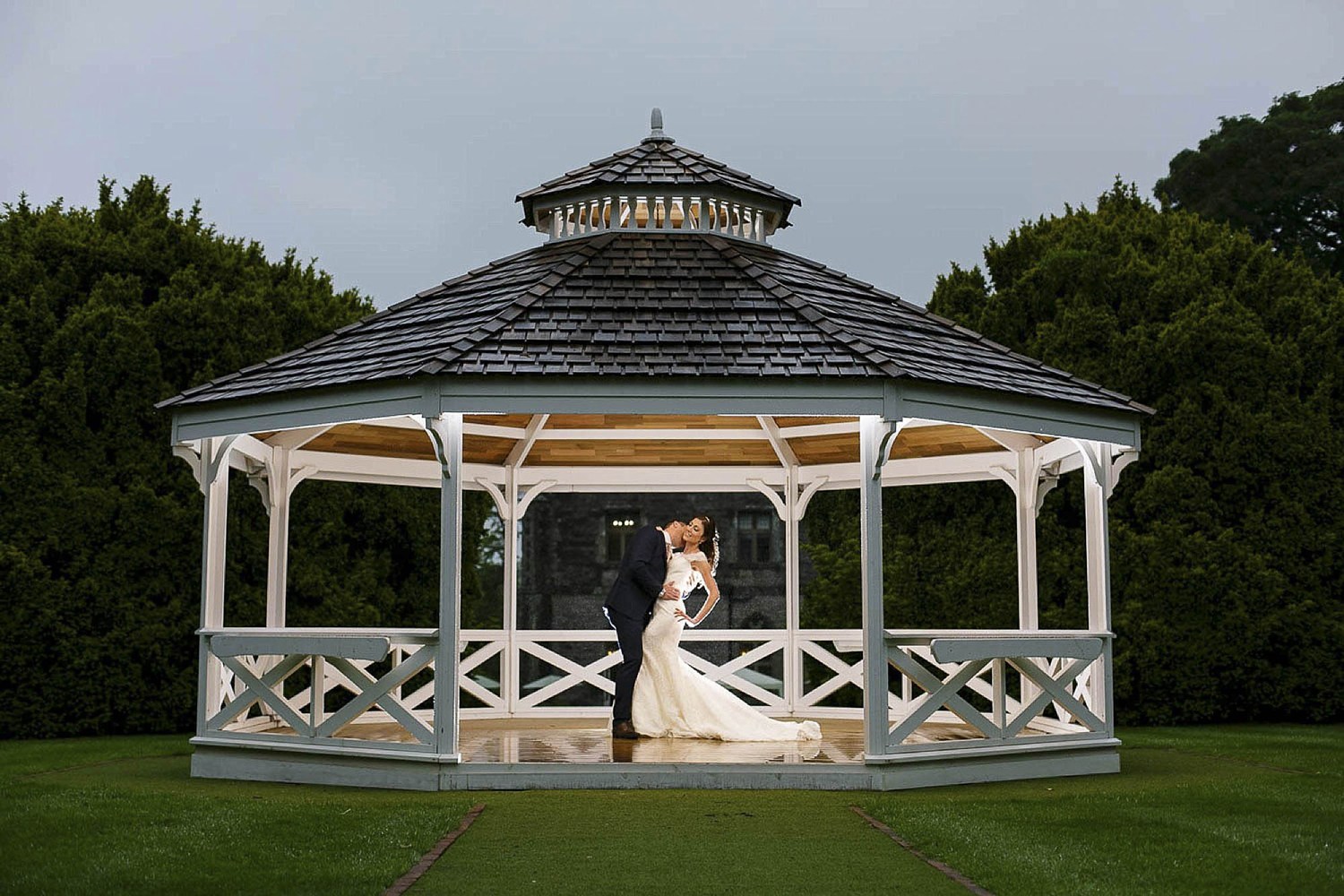MorLove Blog Charlene Morton Wedding Photographer Clearwell Castle Garden Bandstand