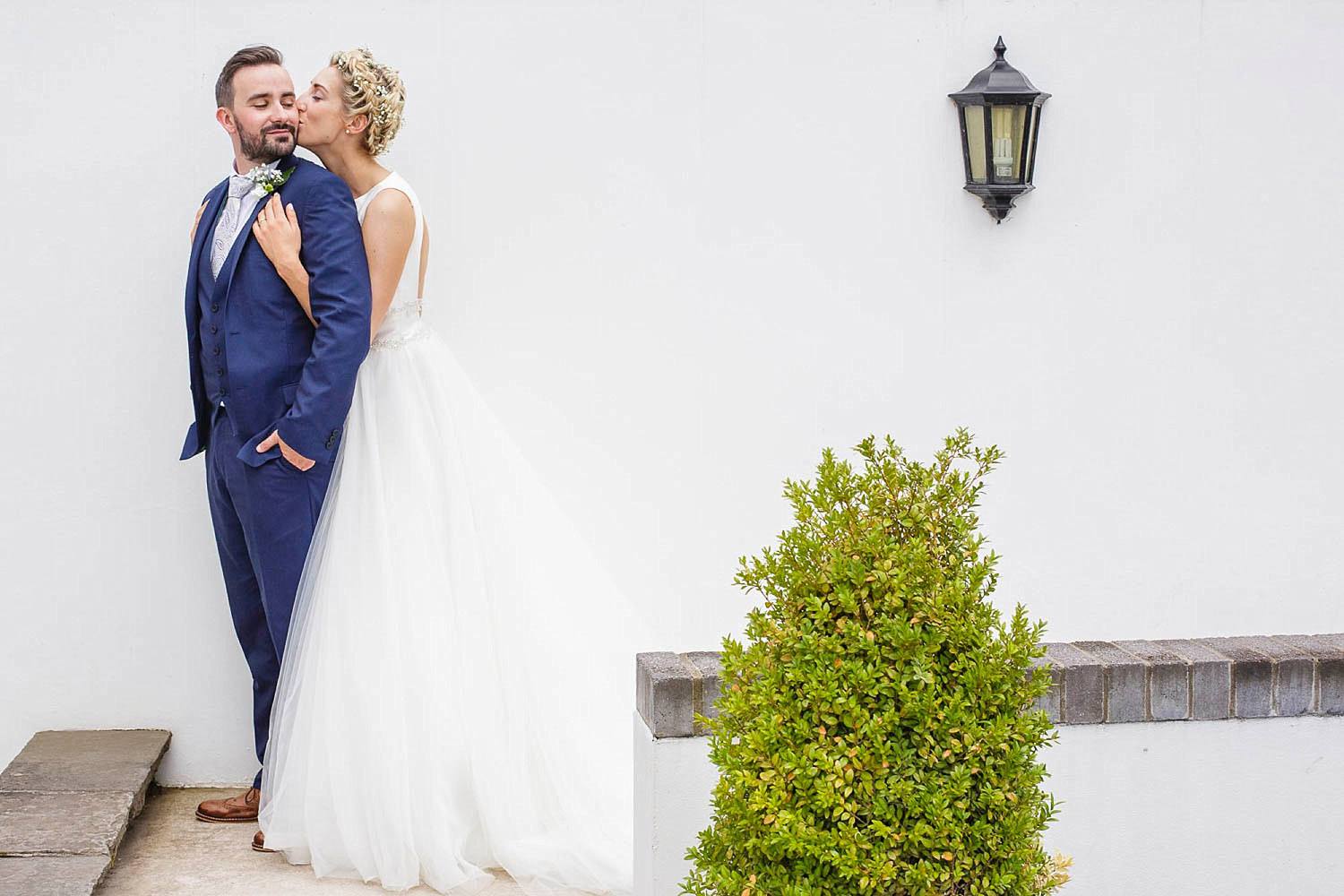 Wedding Photographer Llanerch Vineyard Sophisticated Elegant Couple