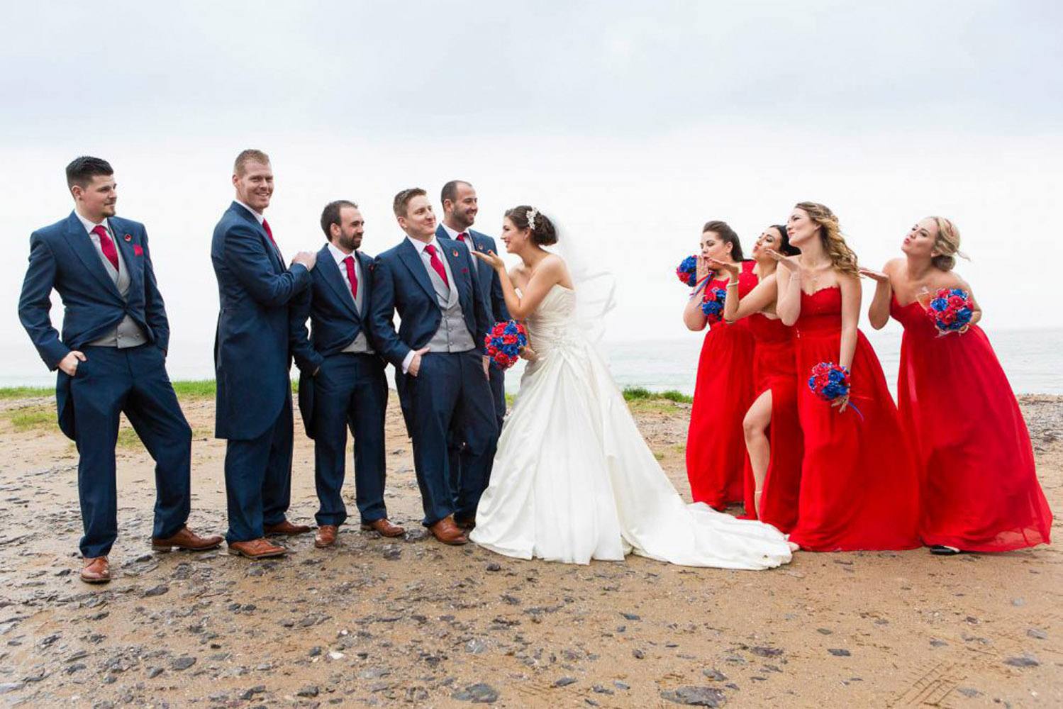 Morlove Wedding Photography - Charlene Lovesy - Epic Marvel Superhero Themed Beach Wedding - Lauren & Gavin - Oxwich Bay, Beach