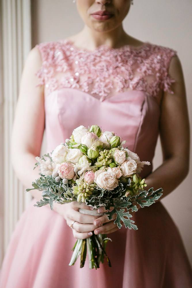 MorLove Wedding Photographer Charlene Morton Berwick Lodge bridesmaid flowers