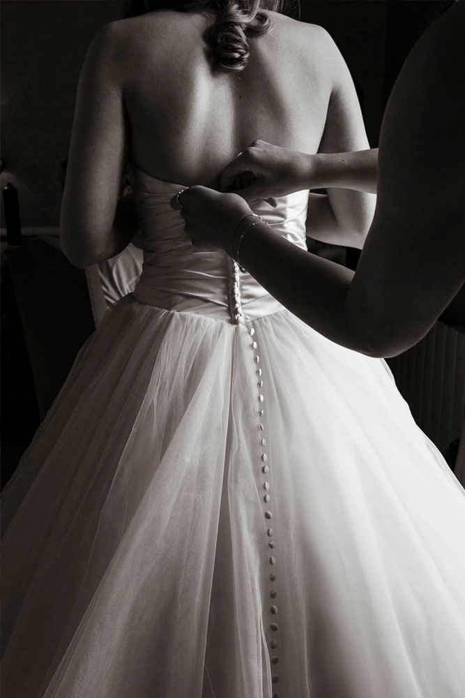 MorLove Wedding Photographer Inspiration Bridal Prep Dress